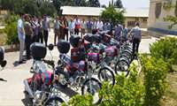واگذاری ۱۶ دستگاه موتورسیکلت به بهورزان طارمی