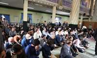  عزاداری دانشگاهیان علوم پزشکی زنجان در سوگ رئیس‌جمهور و شهدای خدمت