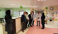 بازدید تیم مدیریتی ایمنی و بازرسی از بخش VIP بیمارستان الغدیر