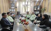  سرپرست بیمارستان بهشتی از تلاش‌های نیروی انتظامی کلانتری ۱۲  زنجان تقدیر کرد