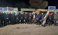 حضور مسئولان دانشکده پرستاری ابهر در حماسه راهپیمایی بیعت با رهبر انقلاب 