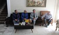 دیدار رئیس بیمارستان الغدیر ابهر با جانبازان به مناسبت روز جانباز