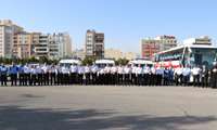 بدرقه تیم اعزامی دانشگاه علوم پزشکی زنجان به اربعین حسینی؛ زائران هر ۱۵ دقیقه به یک موکب درمانی می‌رسند 
