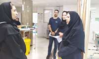 بازدید کارشناسان معاونت درمان از بیمارستان رازی ماهنشان