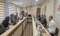برگزاری جلسه بررسی الزامات ایمنی آتش‌نشانی در بیمارستان‌های شهر زنجان