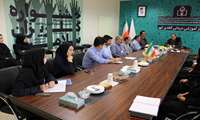 برگزاری جلسه سرپرست بیمارستان الغدیر با کارکنان اداری و معرفی سرپرست مدیر داخلی جدید 