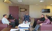 دیدار رئیس دانشگاه پیام‌نور خرم‌دره با سرپرست دانشکده پرستاری ابهر به مناسبت روز پرستار