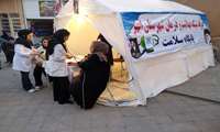 حضور شبکه بهداشت و درمان ابهر در چهارمین جشنواره انگور درسجین