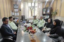  سرپرست بیمارستان بهشتی از تلاش‌های نیروی انتظامی کلانتری ۱۲  زنجان تقدیر کرد