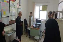بازدید دکتر صائینی از شبکه بهداشت و درمان شهرستان خدابنده