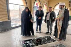 غبارروبی و عطرافشانی مزار شهدا توسط مسئولان دانشکده پرستاری ابهر به مناسبت دهه فجر