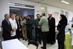 دیدار و تقدیر فرمانده سپاه انصارالمهدی (عج) استان از پرستاران بیمارستان موسوی زنجان